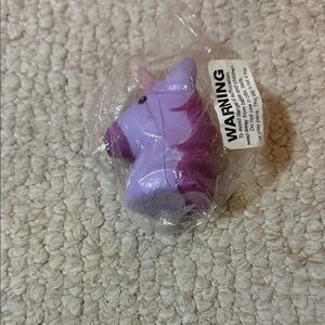 Purple Unicorn Squishy Toy